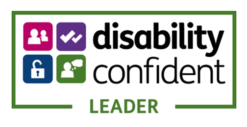 Disability Confident logo.