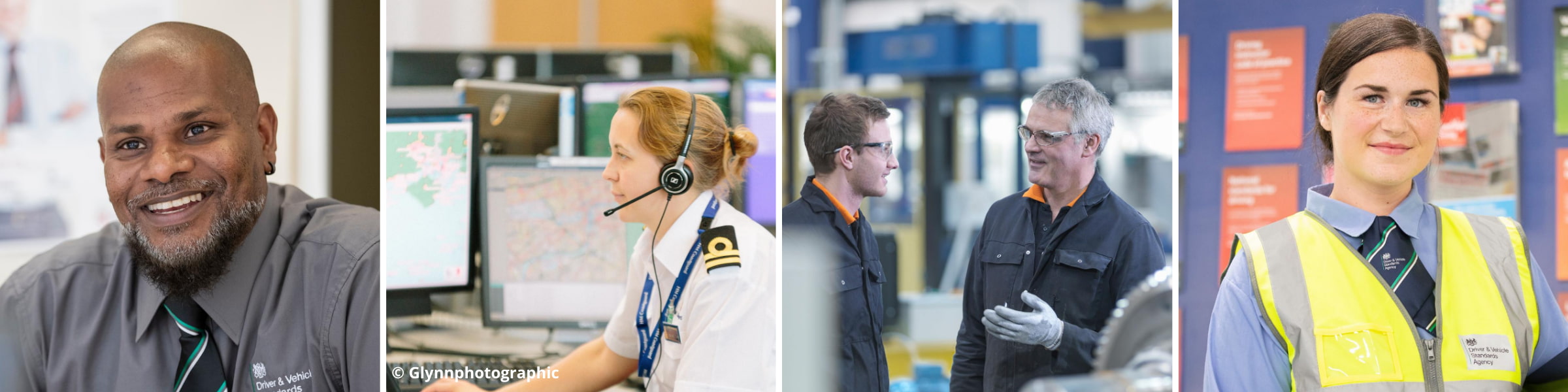 Four different professions at DfT.