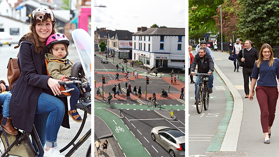 Active Travel England walking, wheeling, cycling