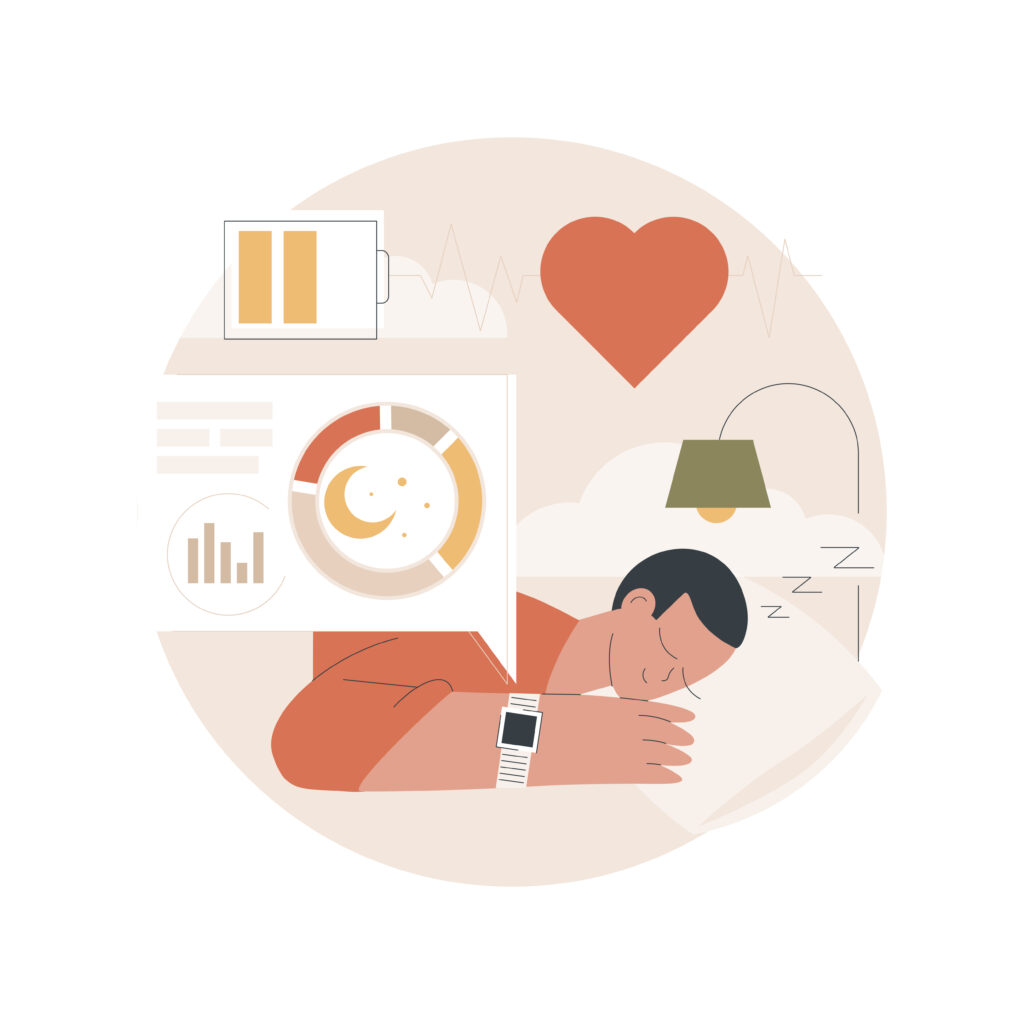 Mental Health Awareness Week blog image showing someone sleeping well.