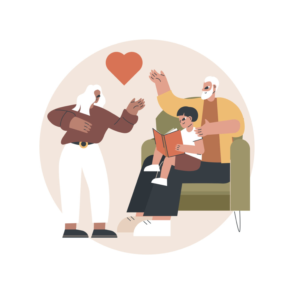 Mental Health Awareness Week blog image showing people connecting with family and loved ones.